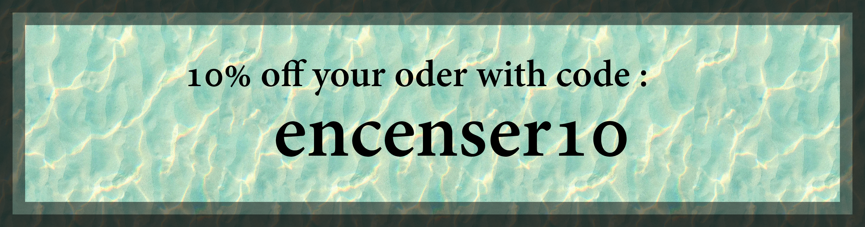 10% off with code : encenser10